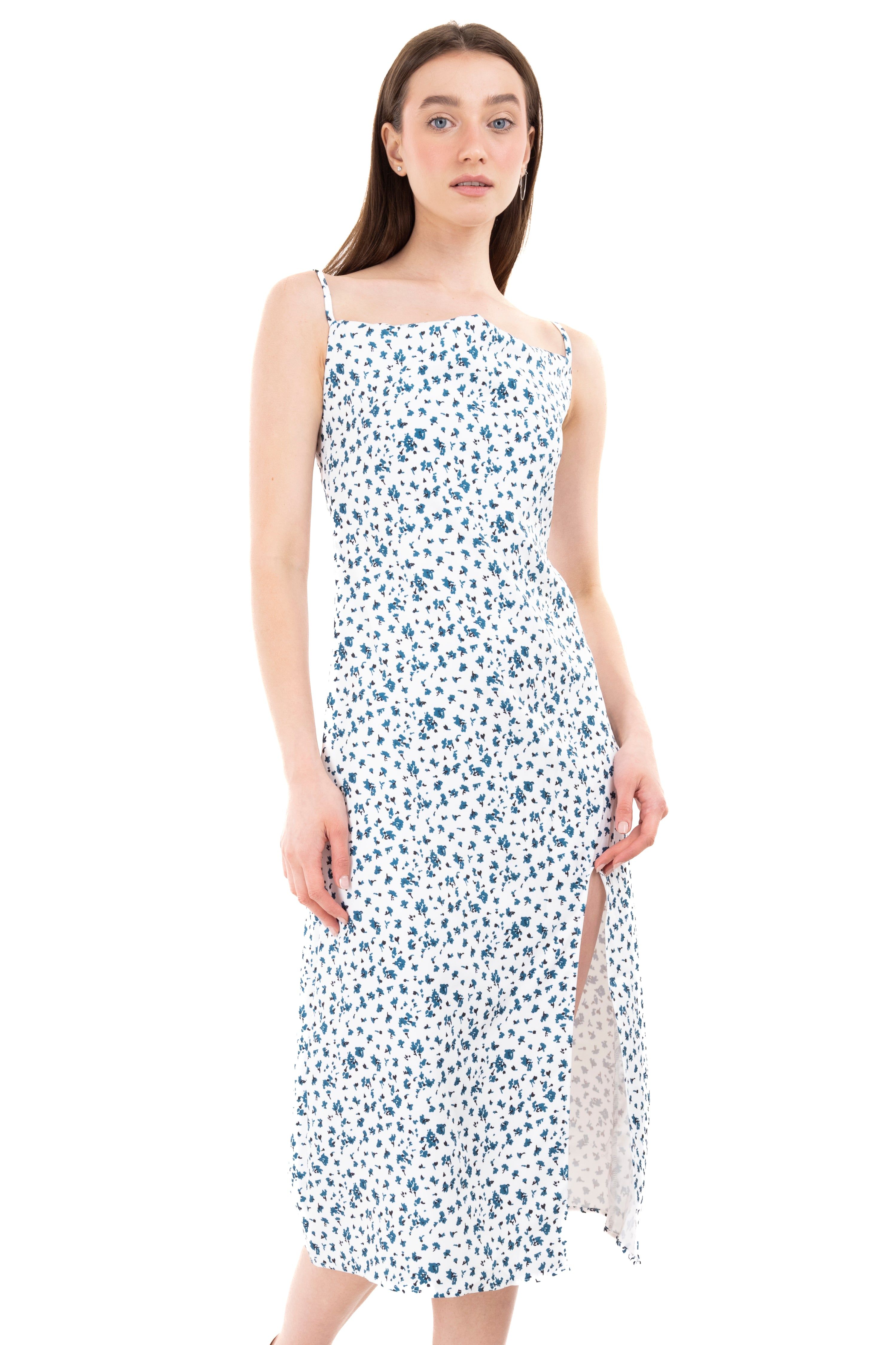 Vestido midi estampado flores sold by Shasa