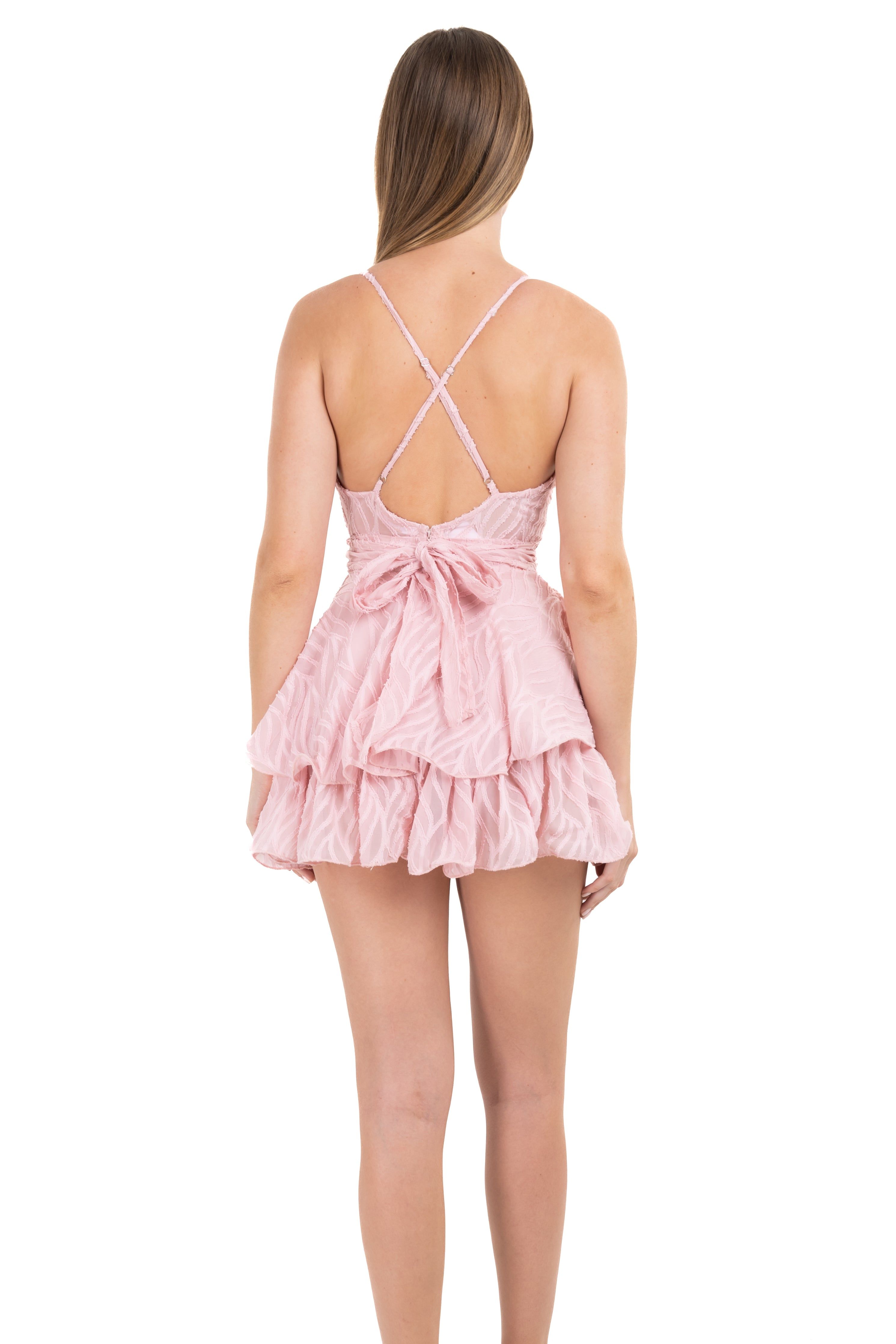 Vestido mini escote v hojas sold by Shasa product image thumbnail 4