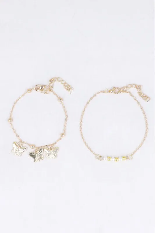 2P Pulsera Mariposas sold by Shasa