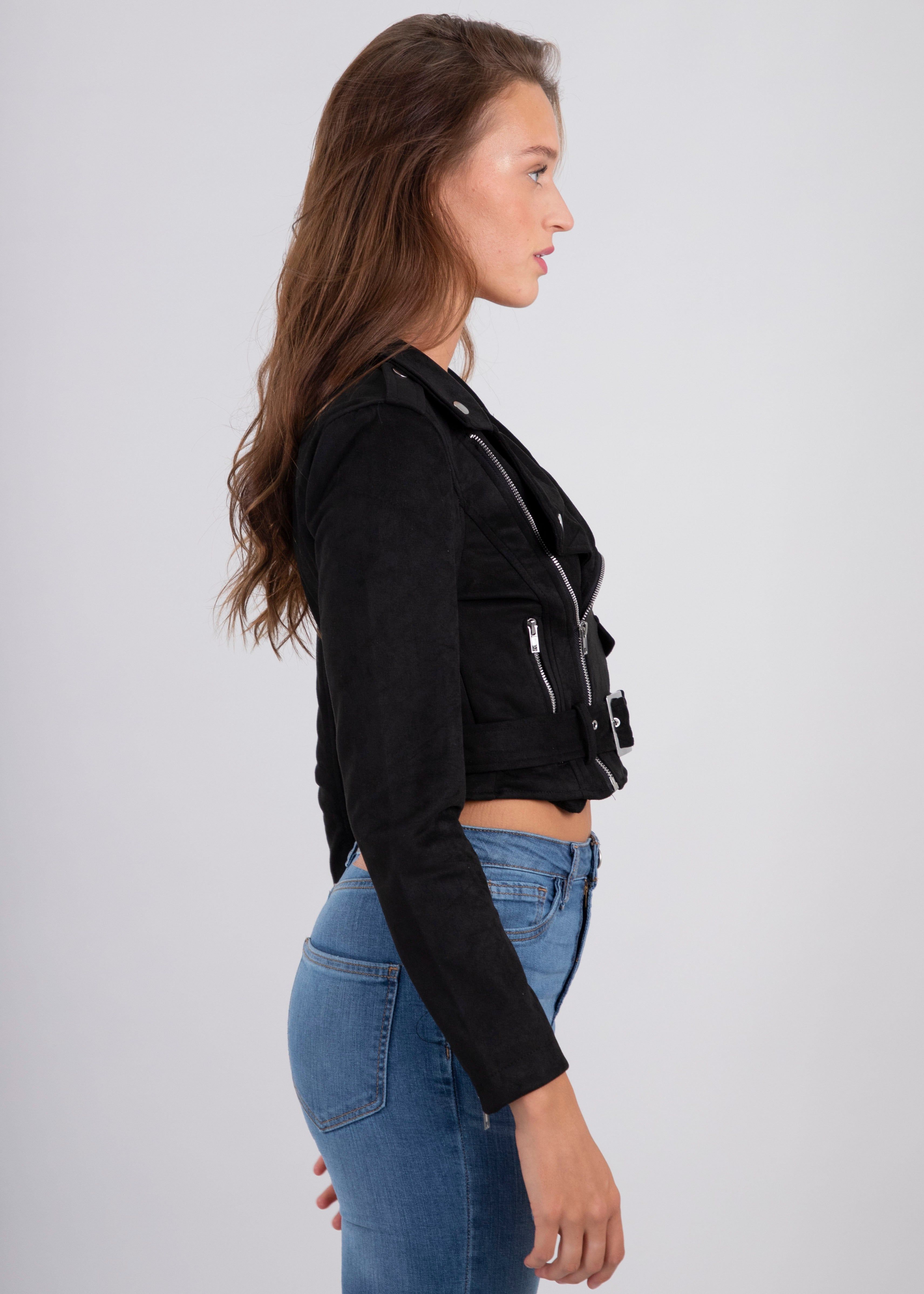 Chamarra biker gamuza sold by Shasa product image thumbnail 3