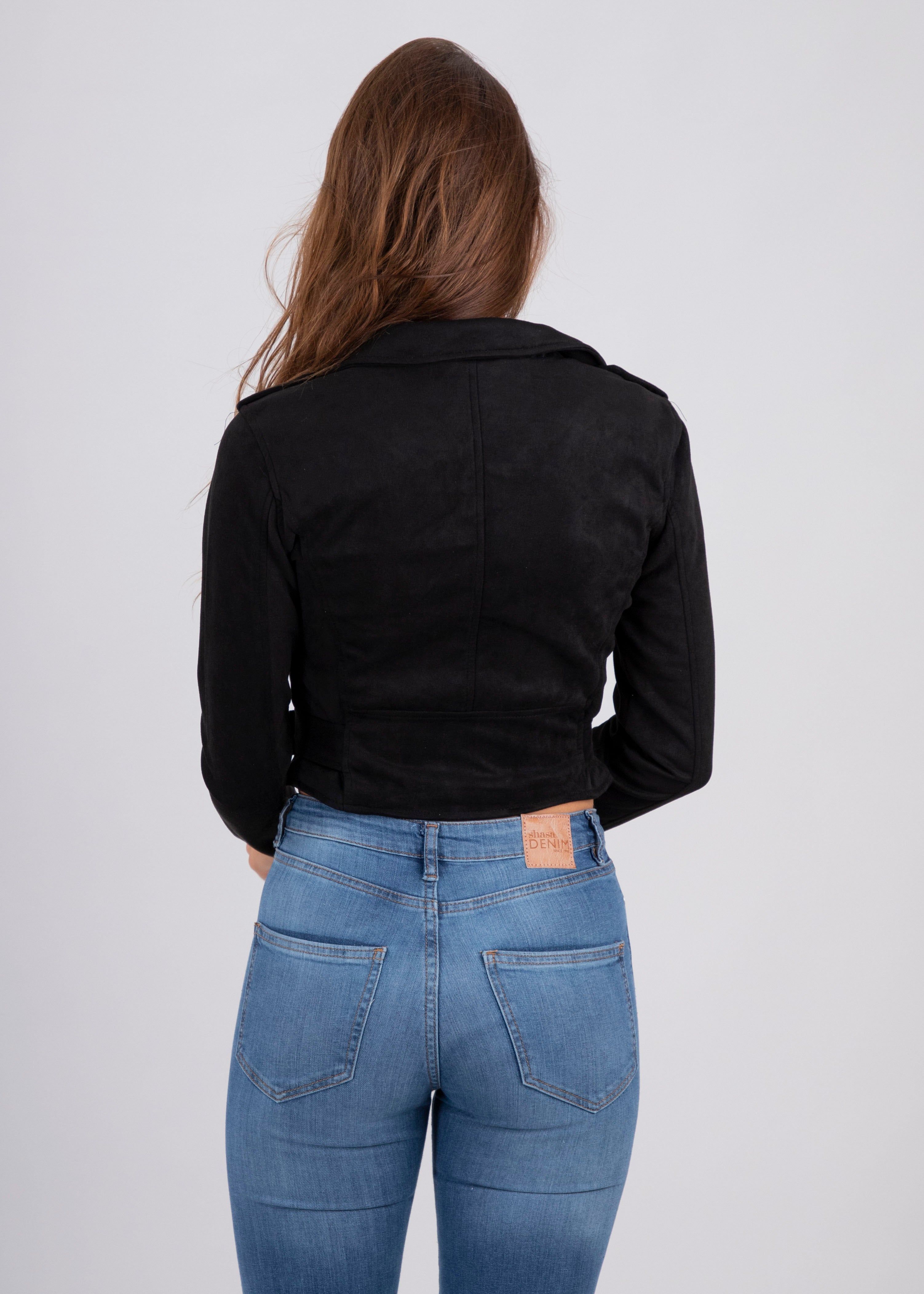 Chamarra biker gamuza sold by Shasa product image thumbnail 4