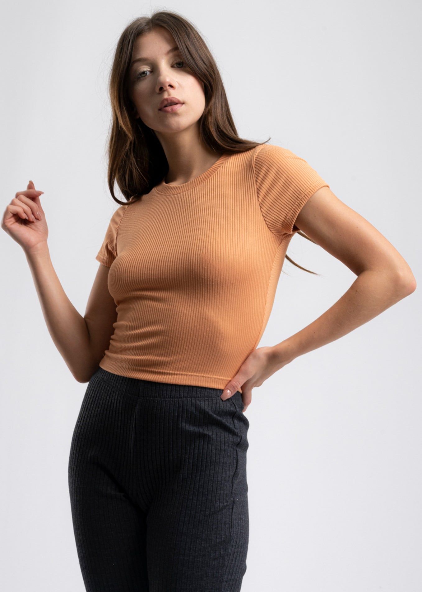 Top manga corta acanalado sold by Shasa product image thumbnail 5