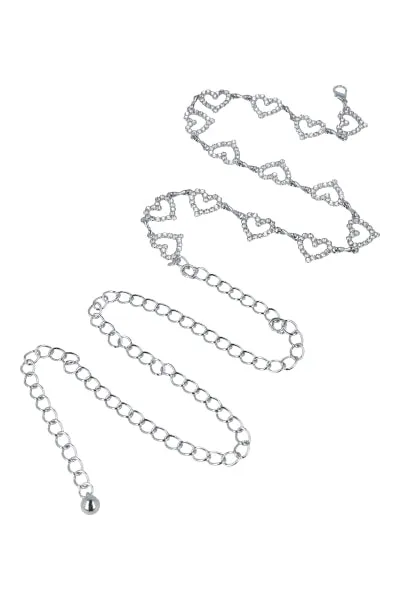 Cinturón Cadena Corazones Brillos sold by Shasa product image thumbnail 2