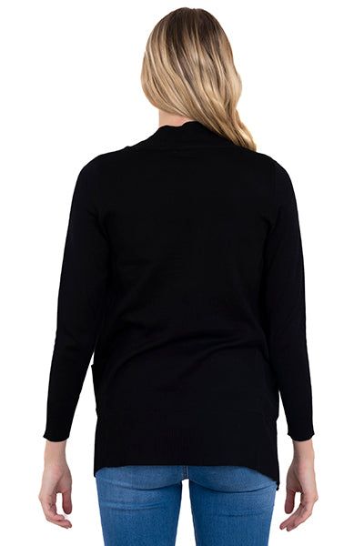 Cárdigan bordes acanalados liso sold by Shasa product image thumbnail 4