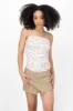 Top drapeado mesh estampado sold by Shasa