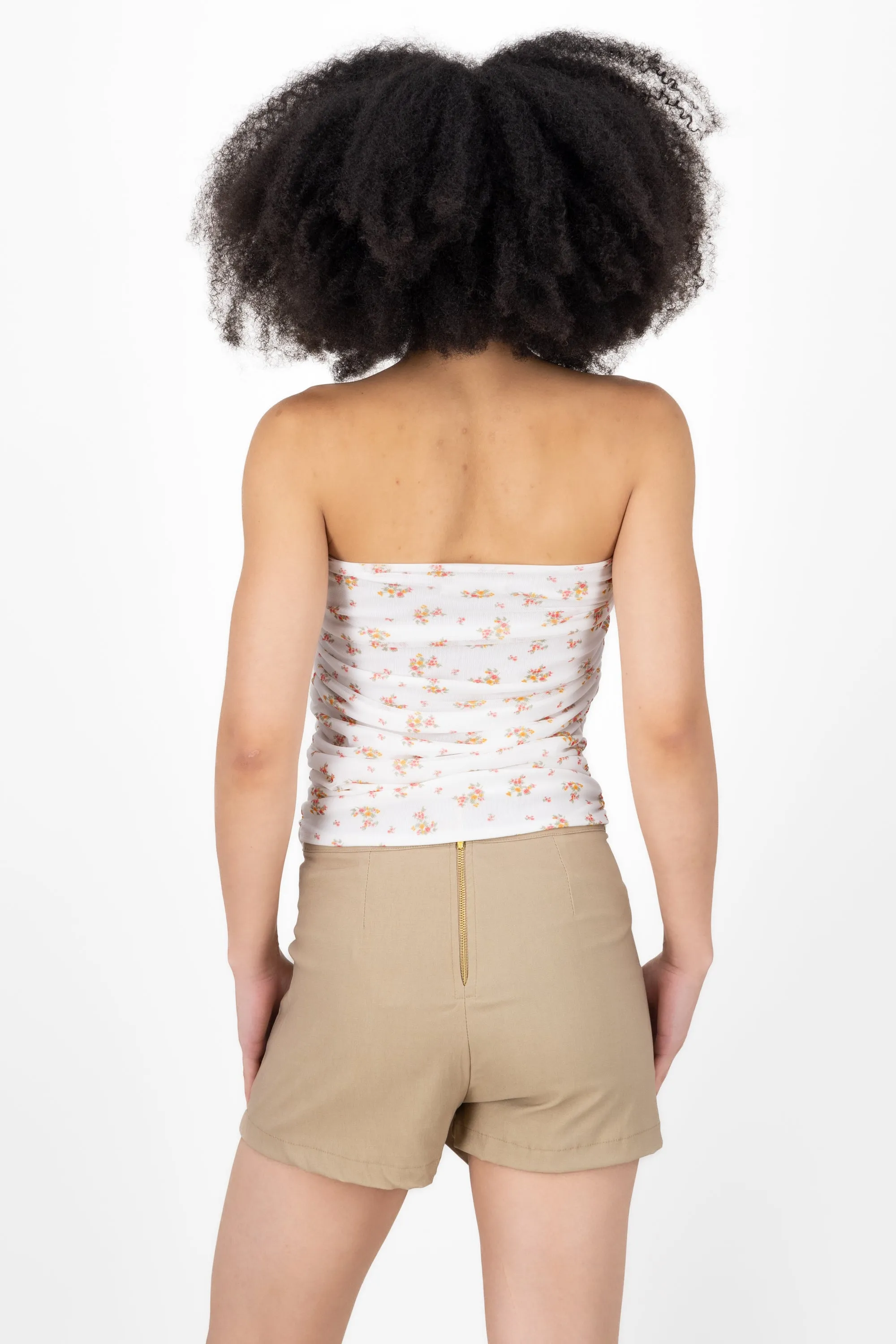 Top drapeado mesh estampado sold by Shasa product image thumbnail 3