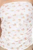 Top drapeado mesh estampado sold by Shasa