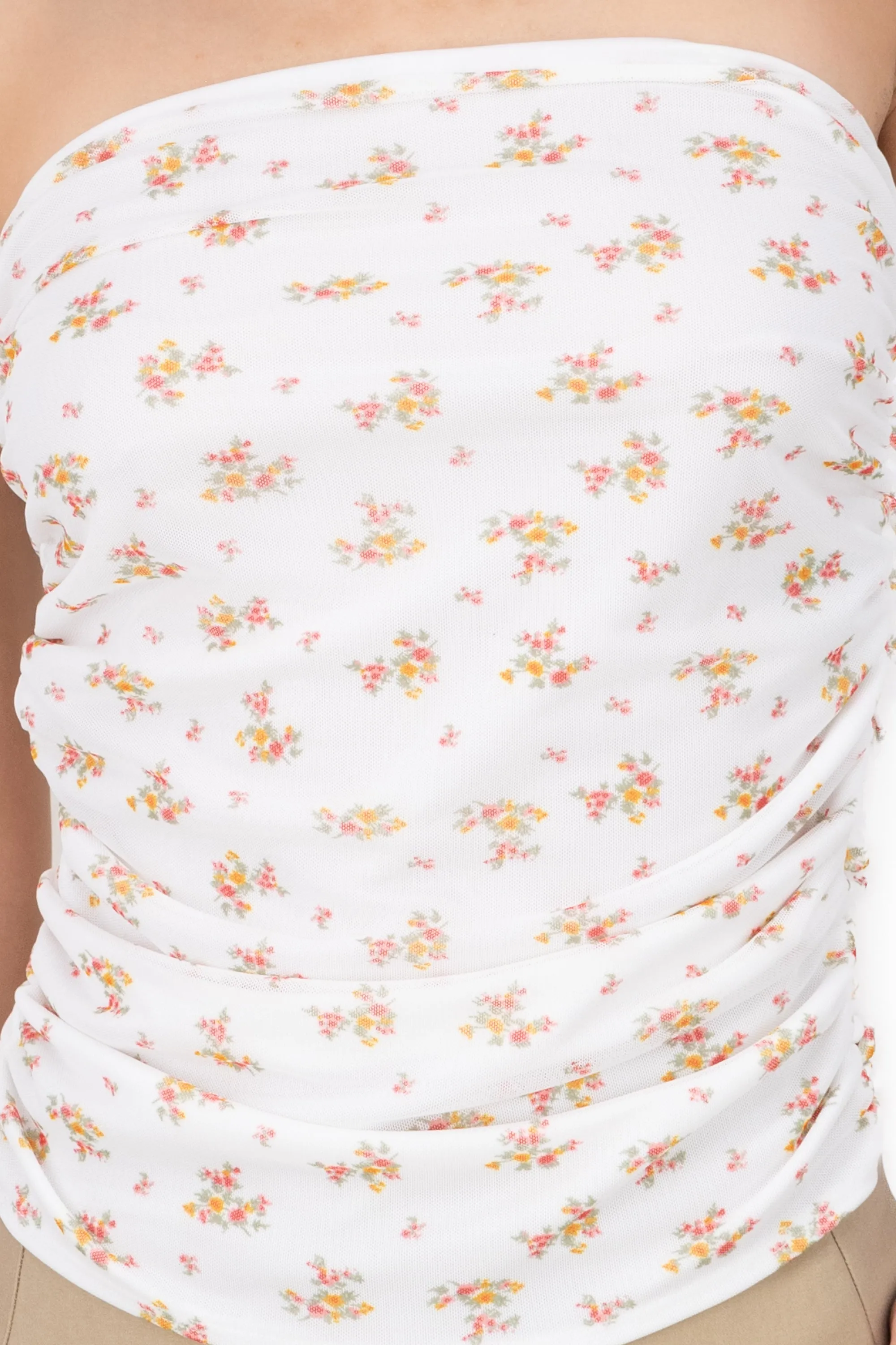 Top drapeado mesh estampado sold by Shasa product image thumbnail 5