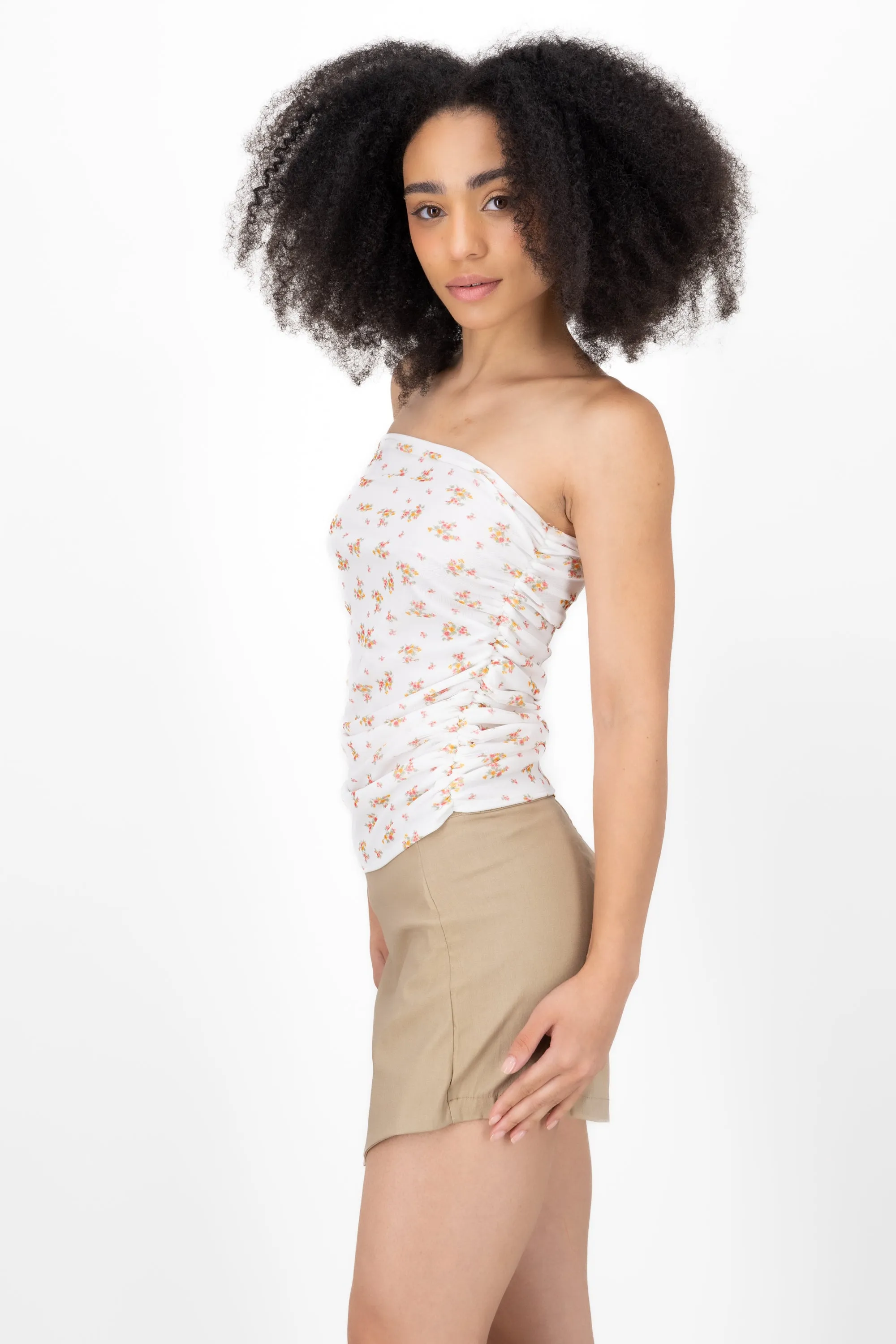 Top drapeado mesh estampado sold by Shasa product image thumbnail 2