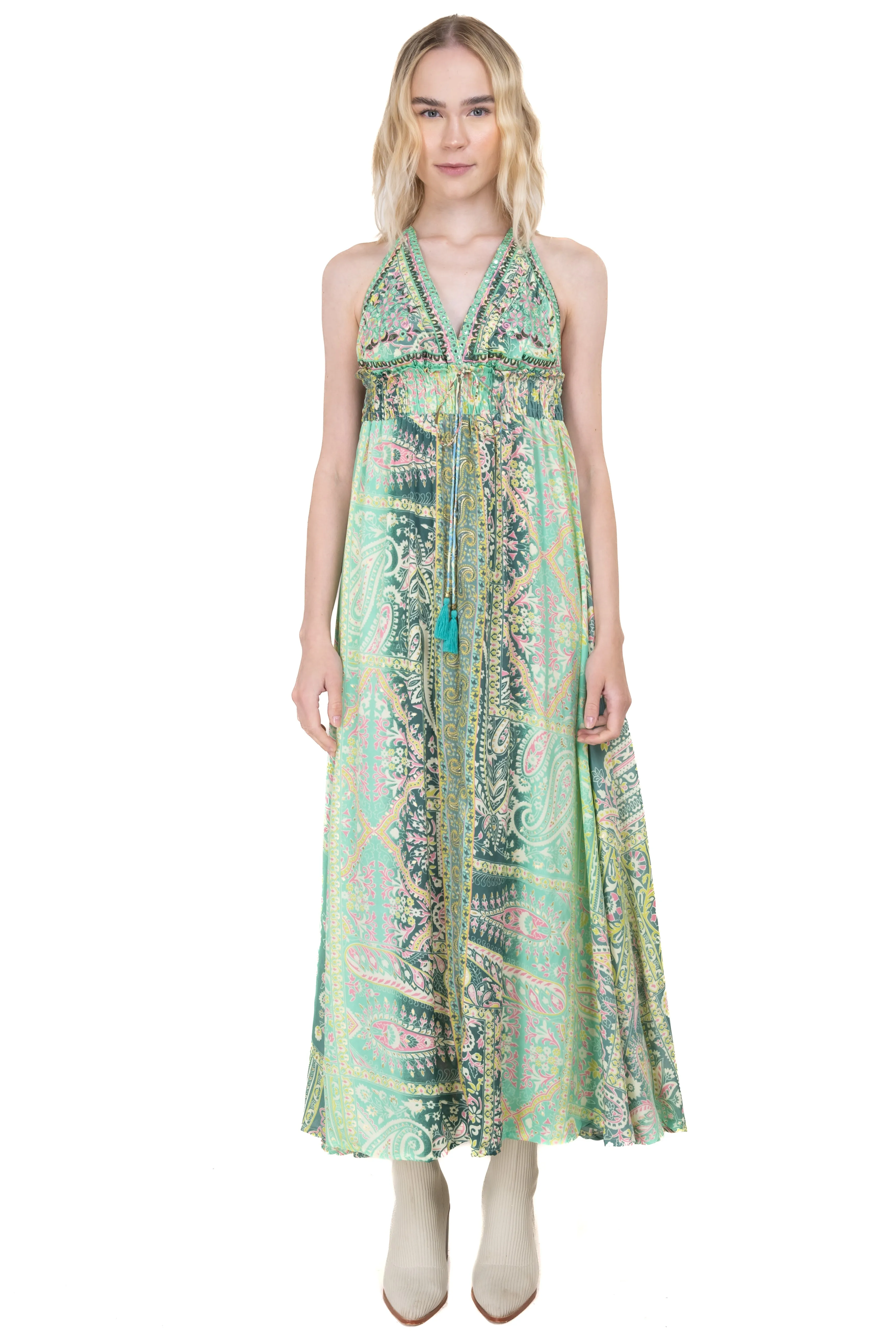 Vestido maxi estampado paisley sold by Shasa product image thumbnail 2