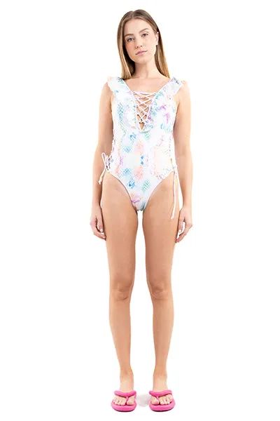 Traje baño estampado lace up sold by Shasa product image thumbnail 2