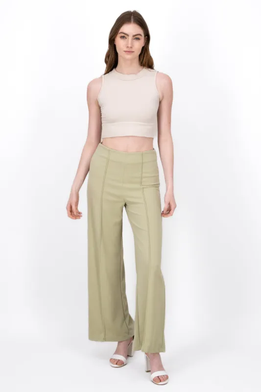 Pantalón Amplio Costura Frontal sold by Shasa