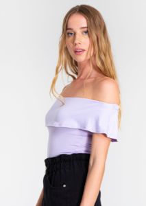 Bodysuit olanes hombro descubierto sold by Shasa
