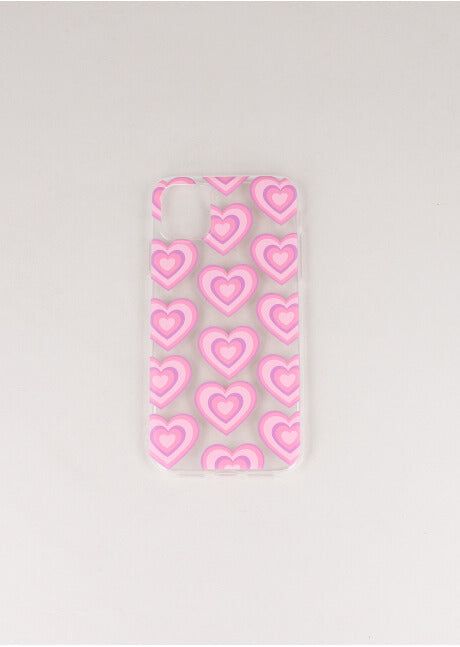 Funda celular i11 XR corazones sold by Shasa