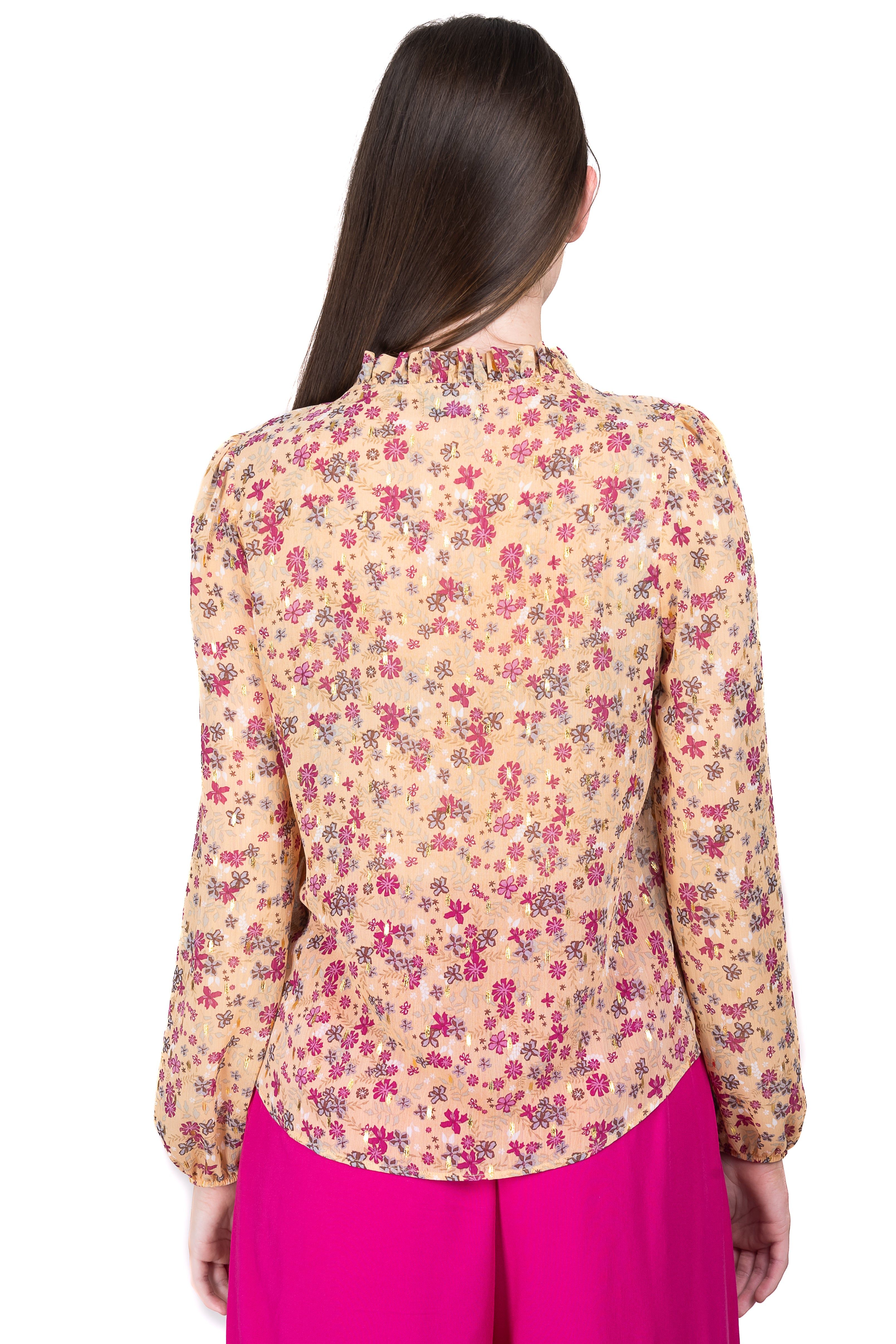 Blusa manga larga floreada sold by Shasa product image thumbnail 4