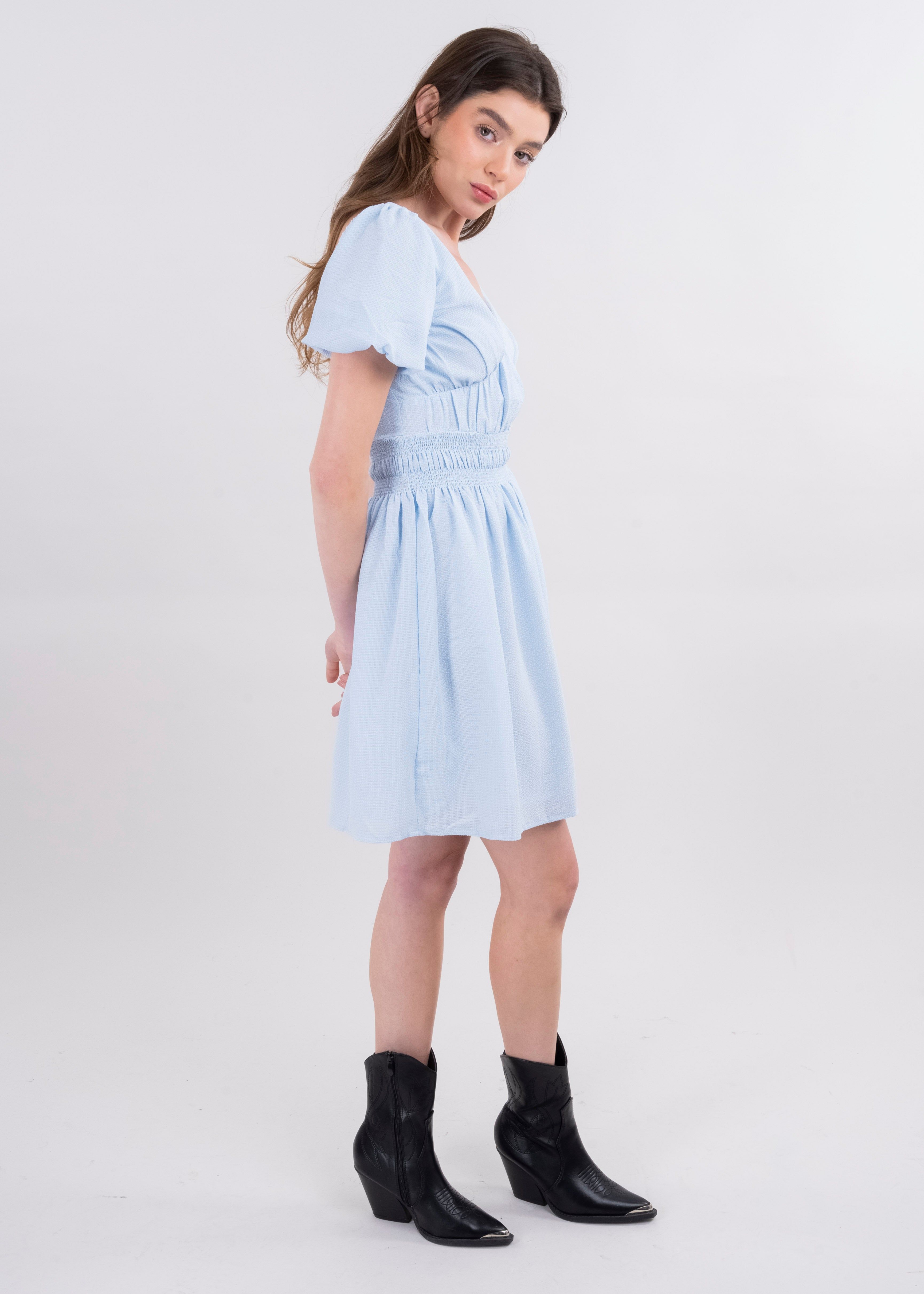 Vestido mini cintura elástica sold by Shasa product image thumbnail 3