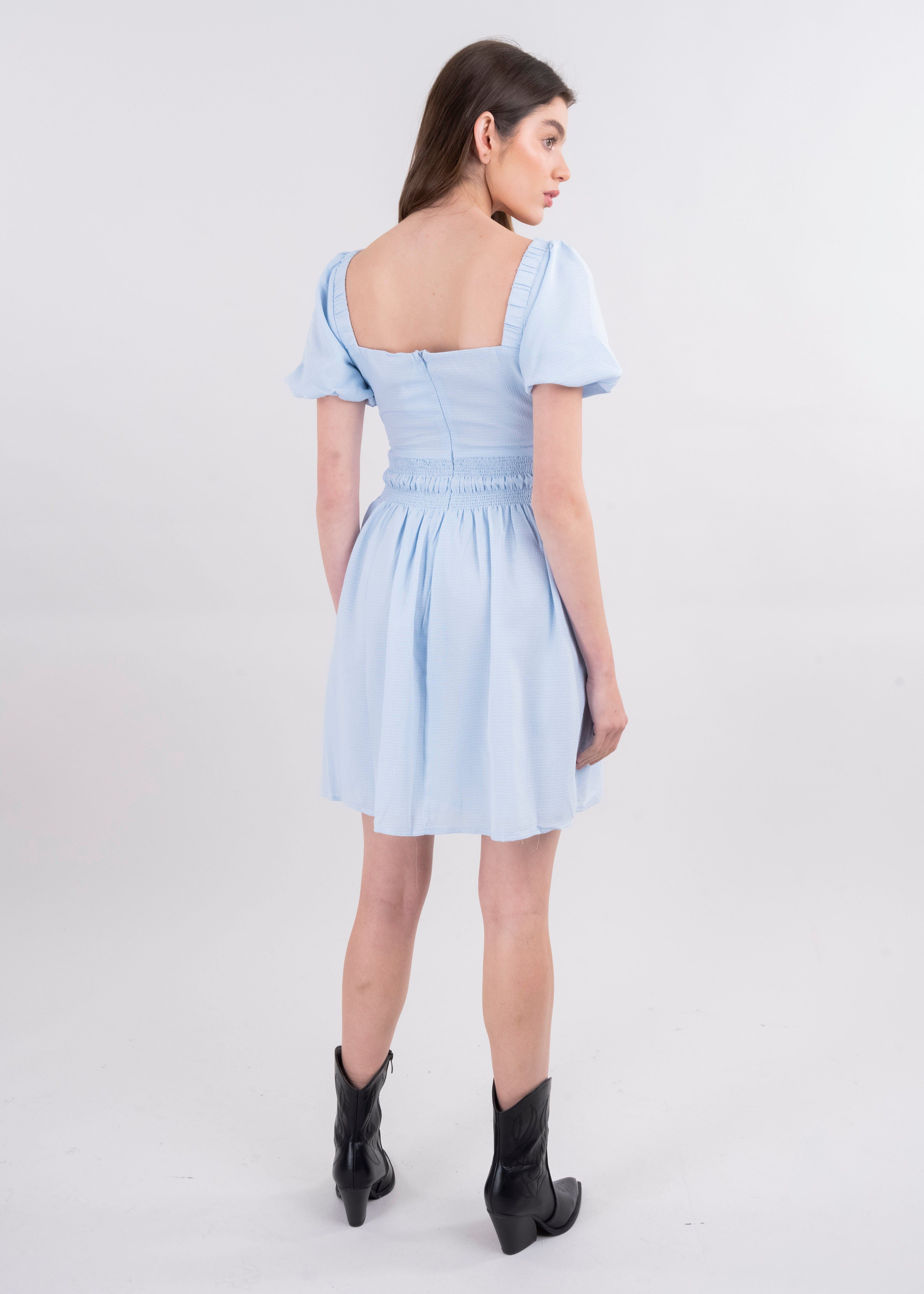 Vestido mini cintura elástica sold by Shasa product image thumbnail 4