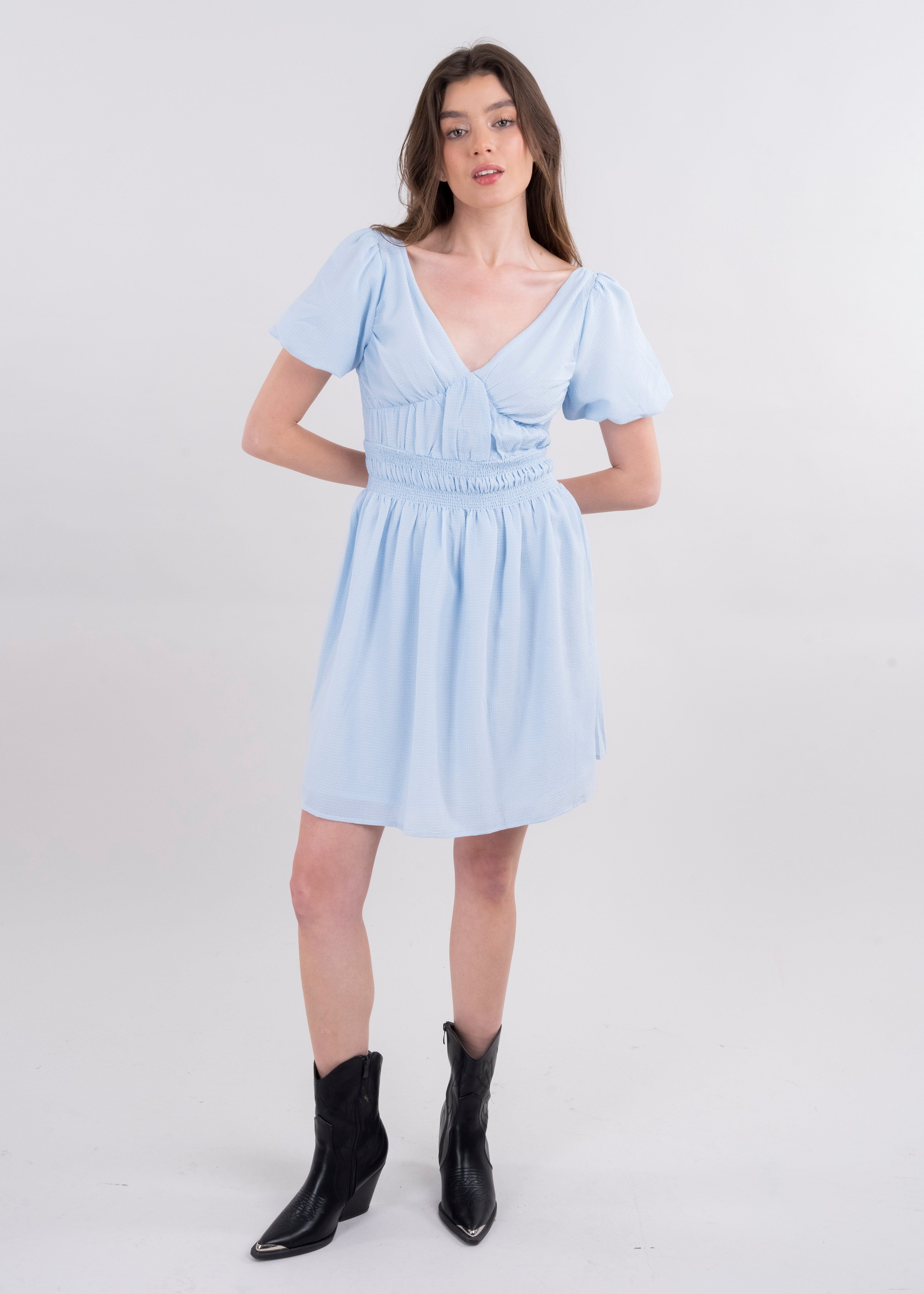 Vestido mini cintura elástica sold by Shasa product image thumbnail 2