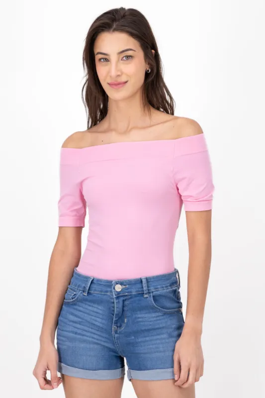Bodysuit Liso Hombros Descubiertos sold by Shasa