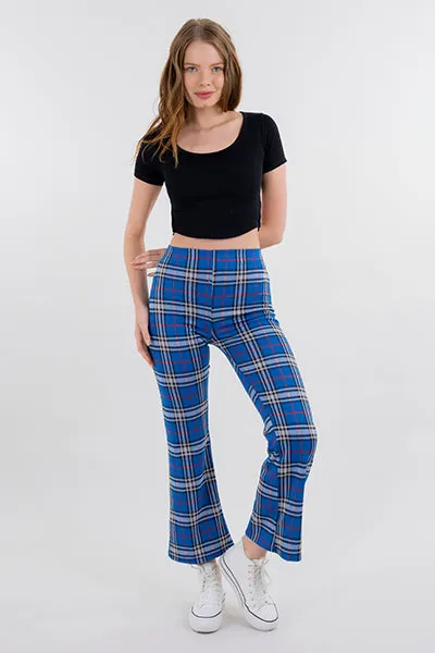 Pantalón Flared Cuadros sold by Shasa