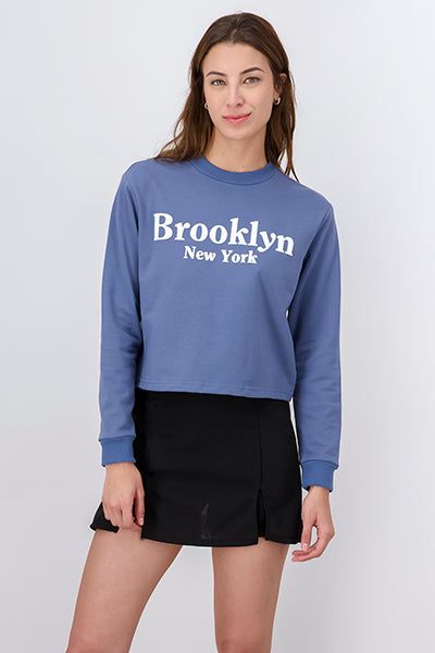 Sudadera Crop Brooklyn New York sold by Shasa product image thumbnail 2