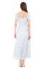 Vestido maxi manga corta flores sold by Shasa