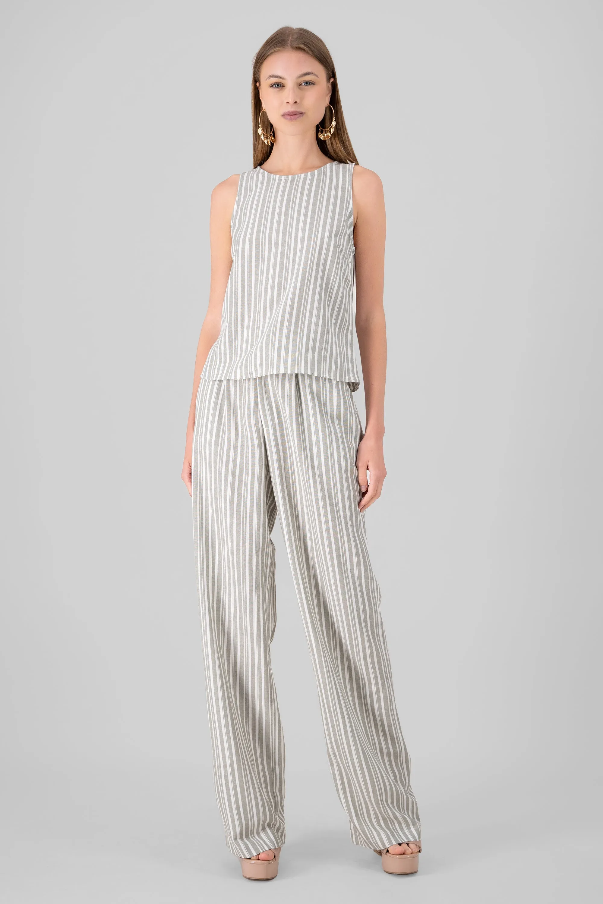 Pantalon lino rayas Hypsters sold by Shasa