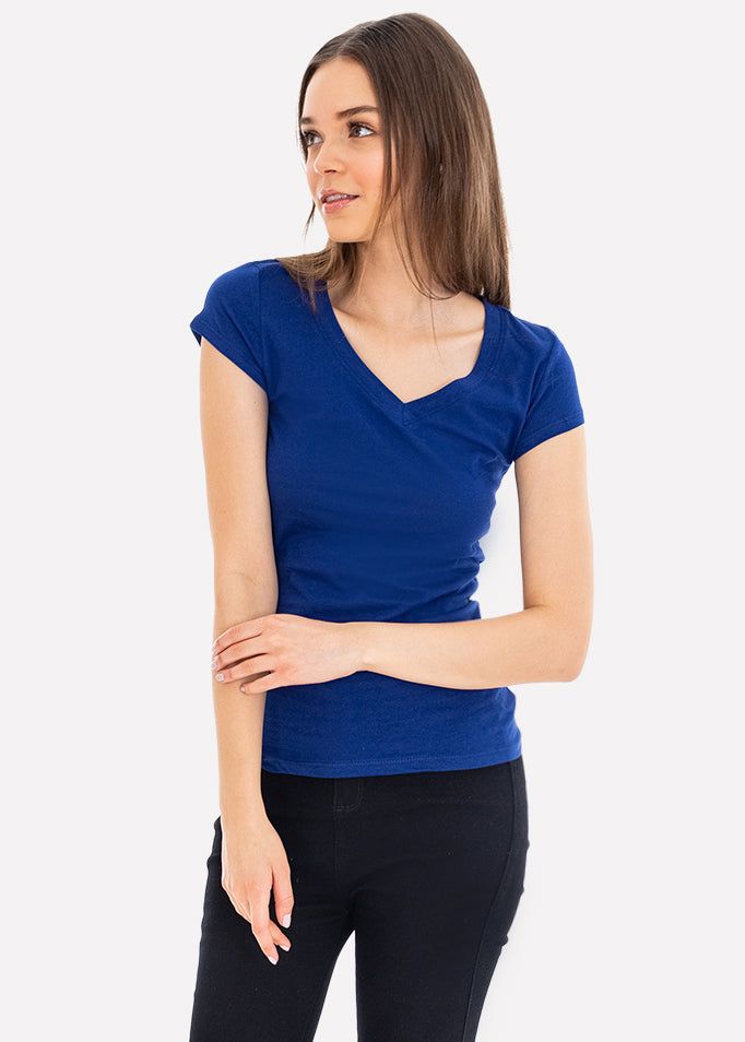 Blusa manga corta cuello v sold by Shasa product image thumbnail 2