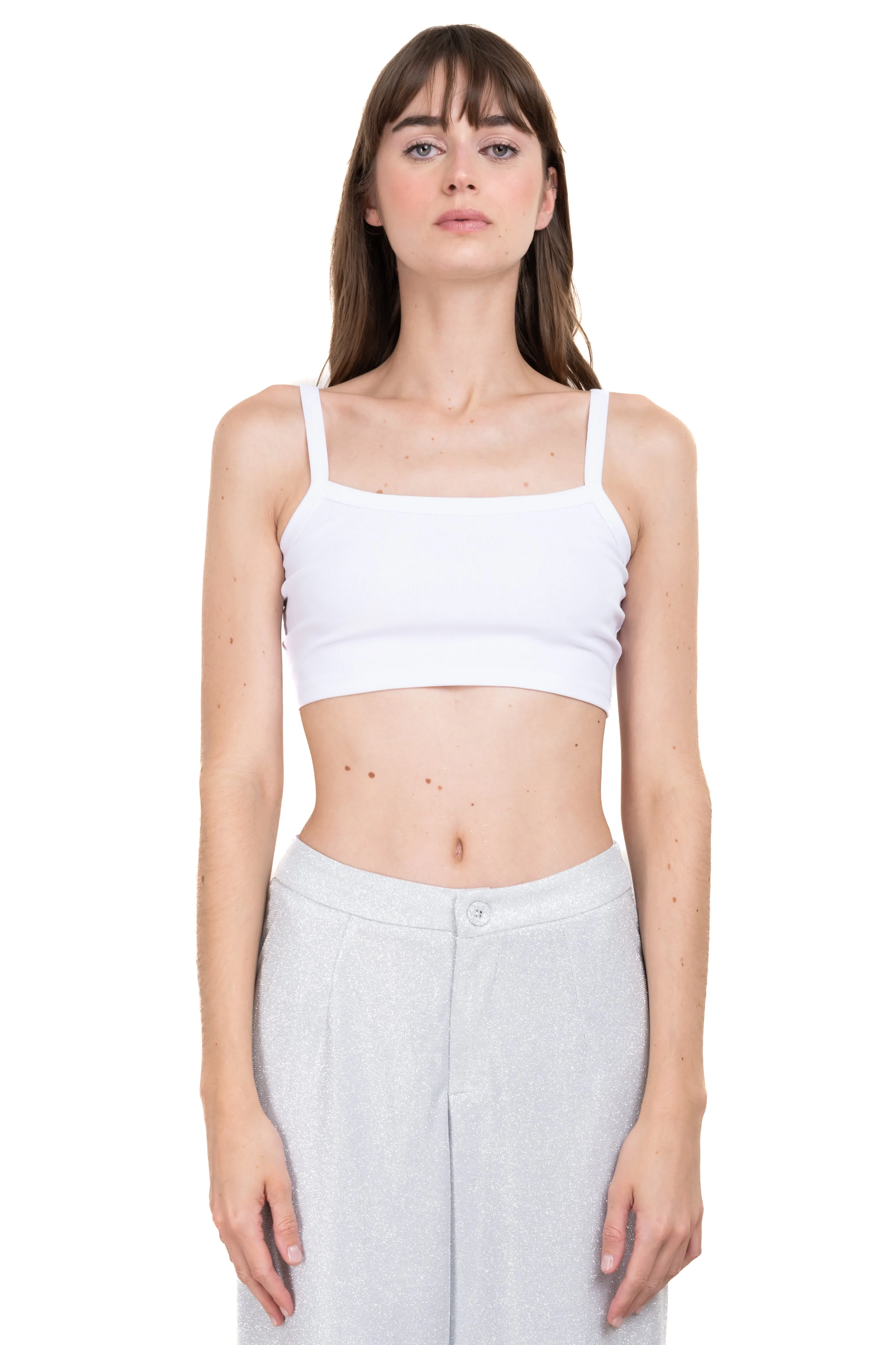 Top crop tirantes acanalado sold by Shasa