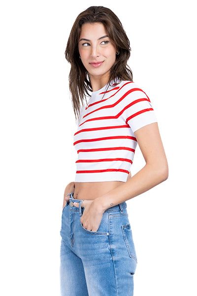 Top Rayas Manga Corta sold by Shasa product image thumbnail 3