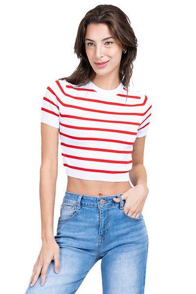 Top Rayas Manga Corta sold by Shasa product image thumbnail 2