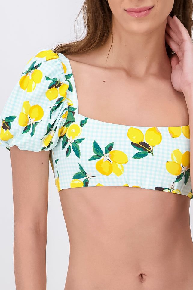 Top De Baño Con Olanes En Copas Y Fruncido sold by Shasa product image thumbnail 5