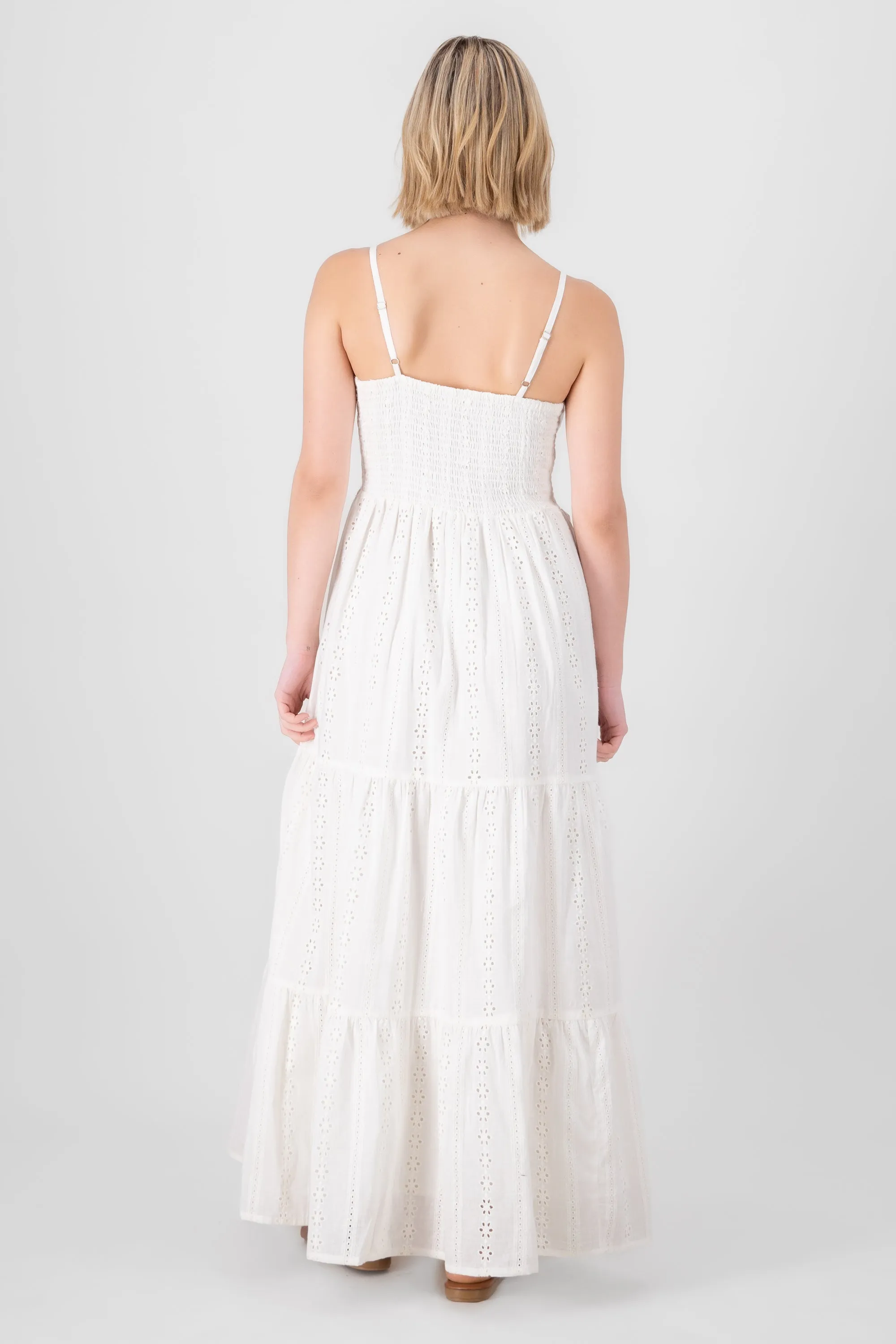 Vestido maxi textura flores sold by Shasa product image thumbnail 4