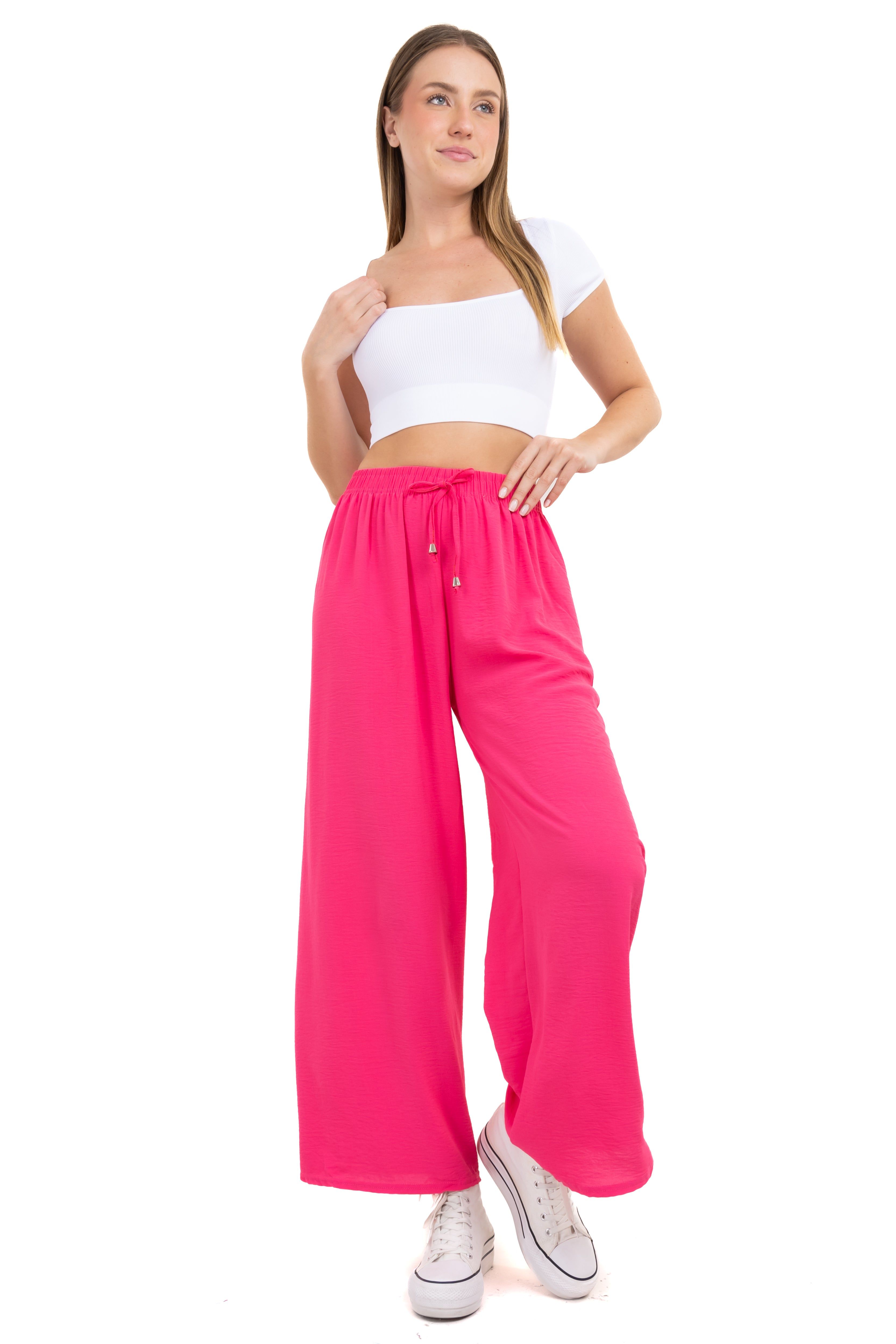 Pantalón wide leg cintura elástica sold by Shasa product image thumbnail 2