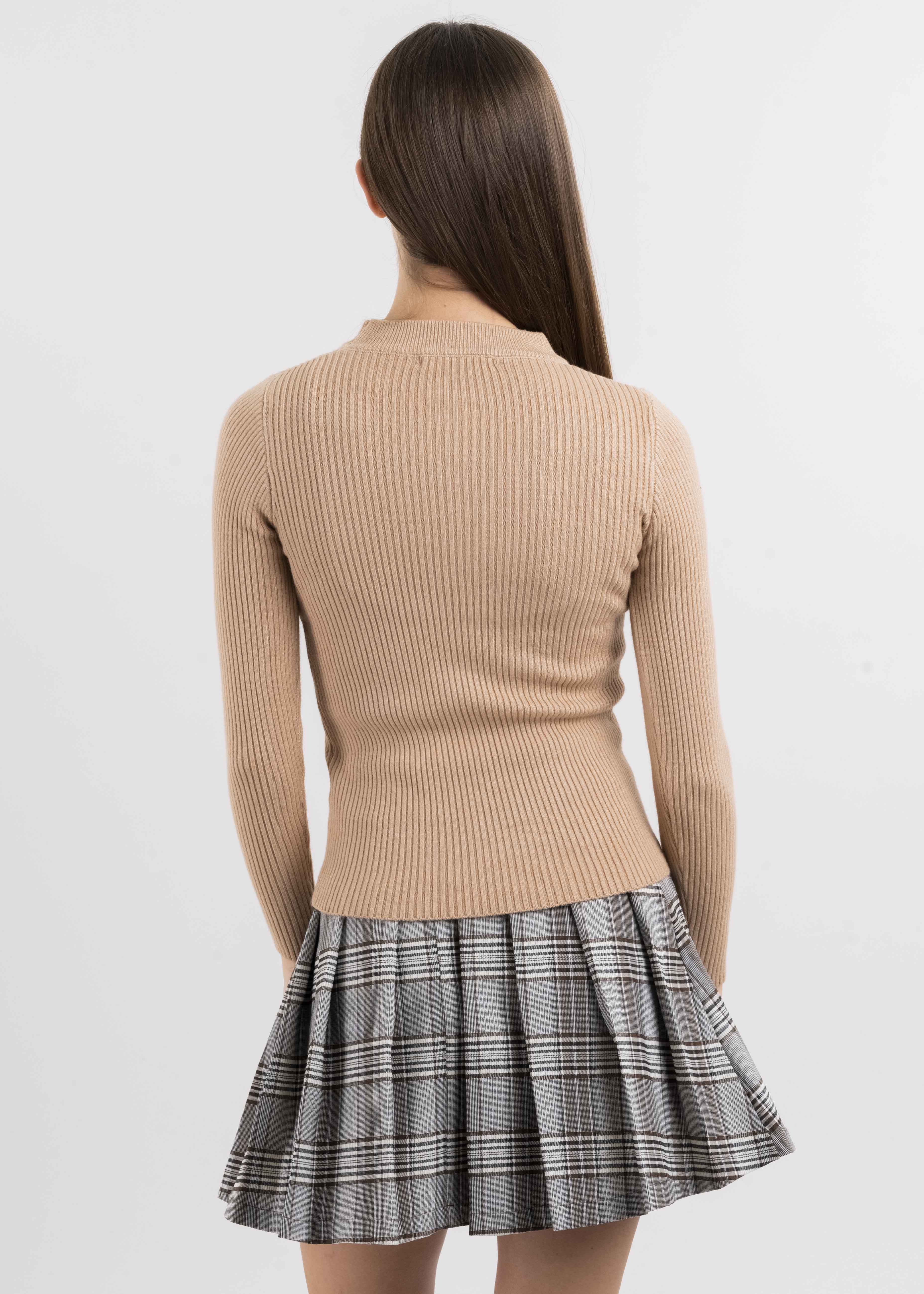 Suéter acanalado cuello alto botones sold by Shasa product image thumbnail 4