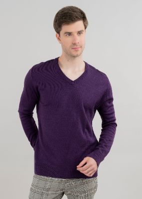 Suéter acanalado cuello v sold by Shasa