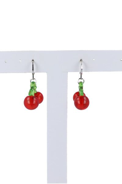 Arracadas colgante cerezas sold by Shasa