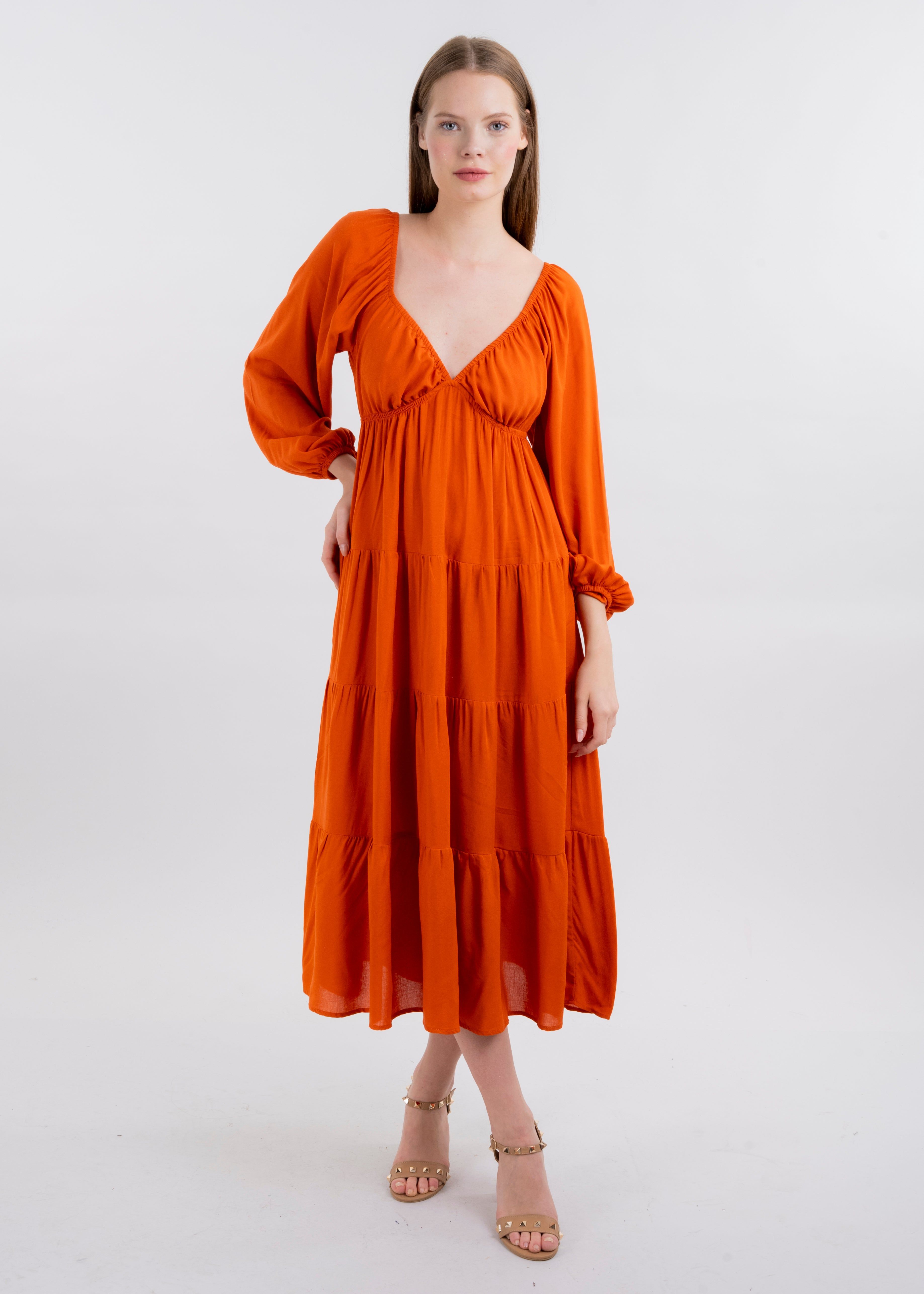 Vestido maxi manga larga amplio sold by Shasa product image thumbnail 2