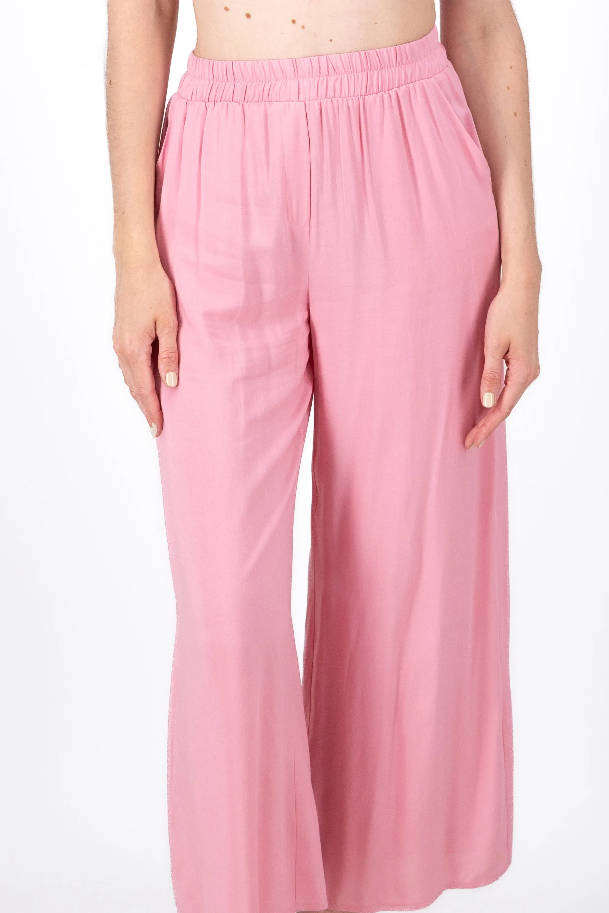 Pantalón Wide Leg Cintura Alta Fruncida sold by Shasa product image thumbnail 5