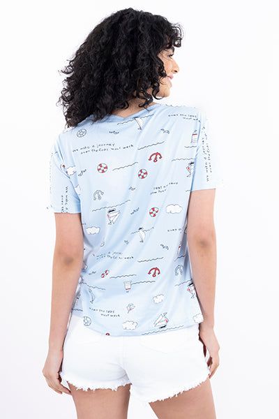 Playera manga corta estampado marinero sold by Shasa product image thumbnail 4