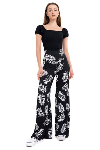 Pantalón wide leg estampado tropical sold by Shasa product image thumbnail 2