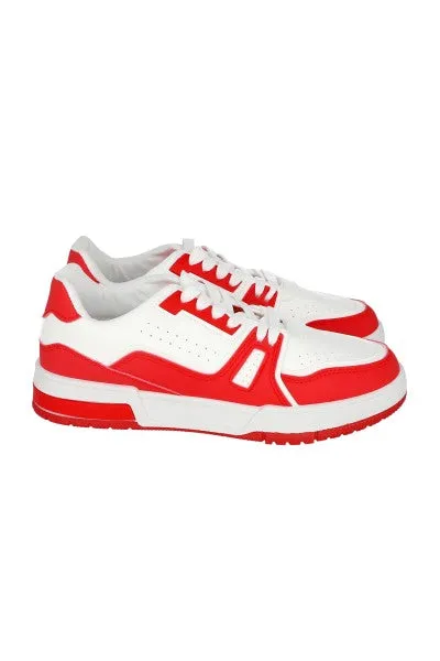 Tenis casual bicolor perforados sold by Shasa