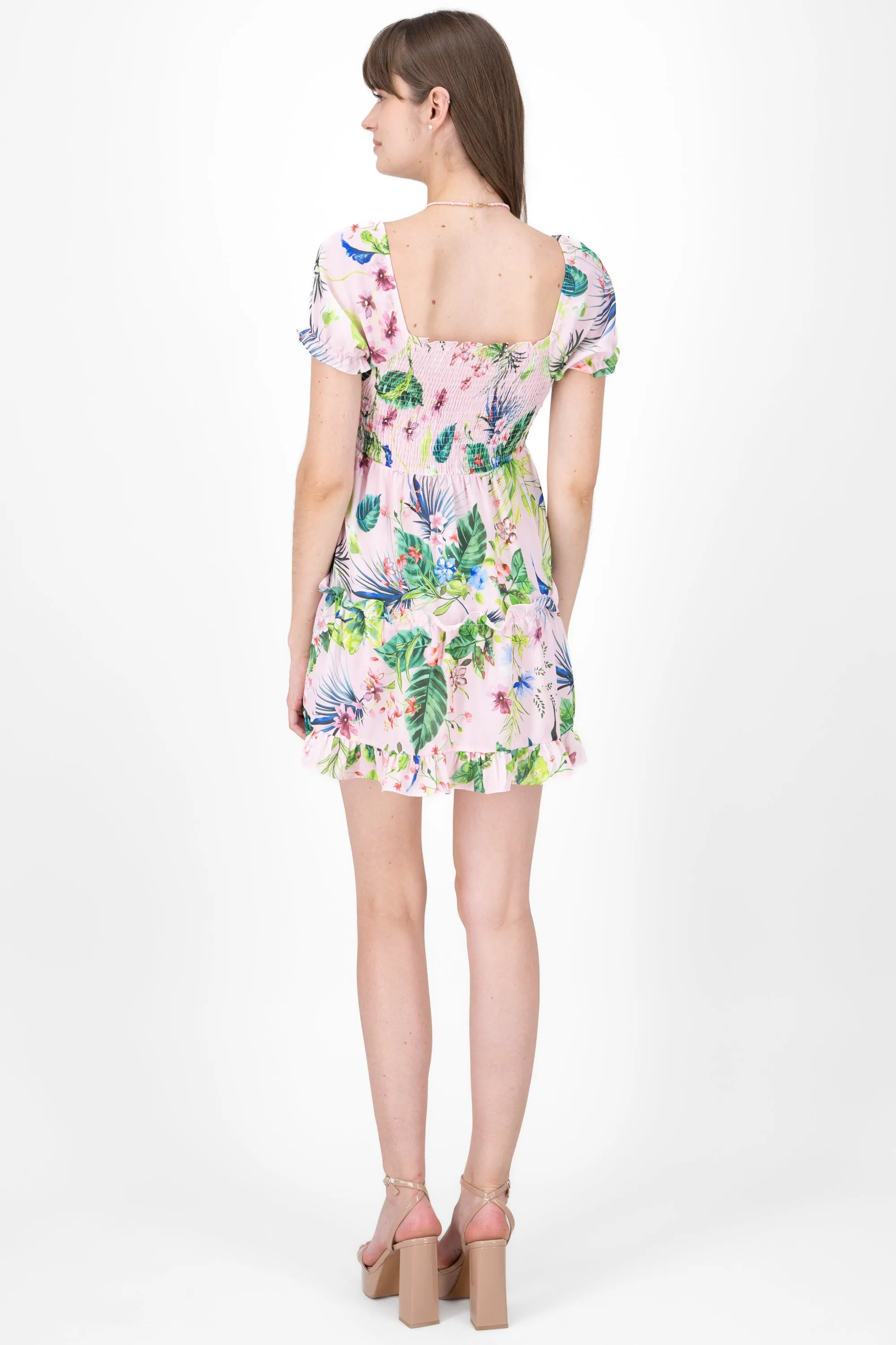 Vestido mini flores sold by Shasa product image thumbnail 4