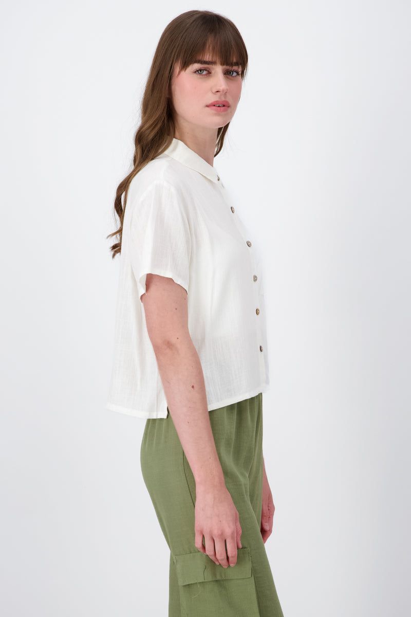 Camisa crop botones sold by Shasa product image thumbnail 3