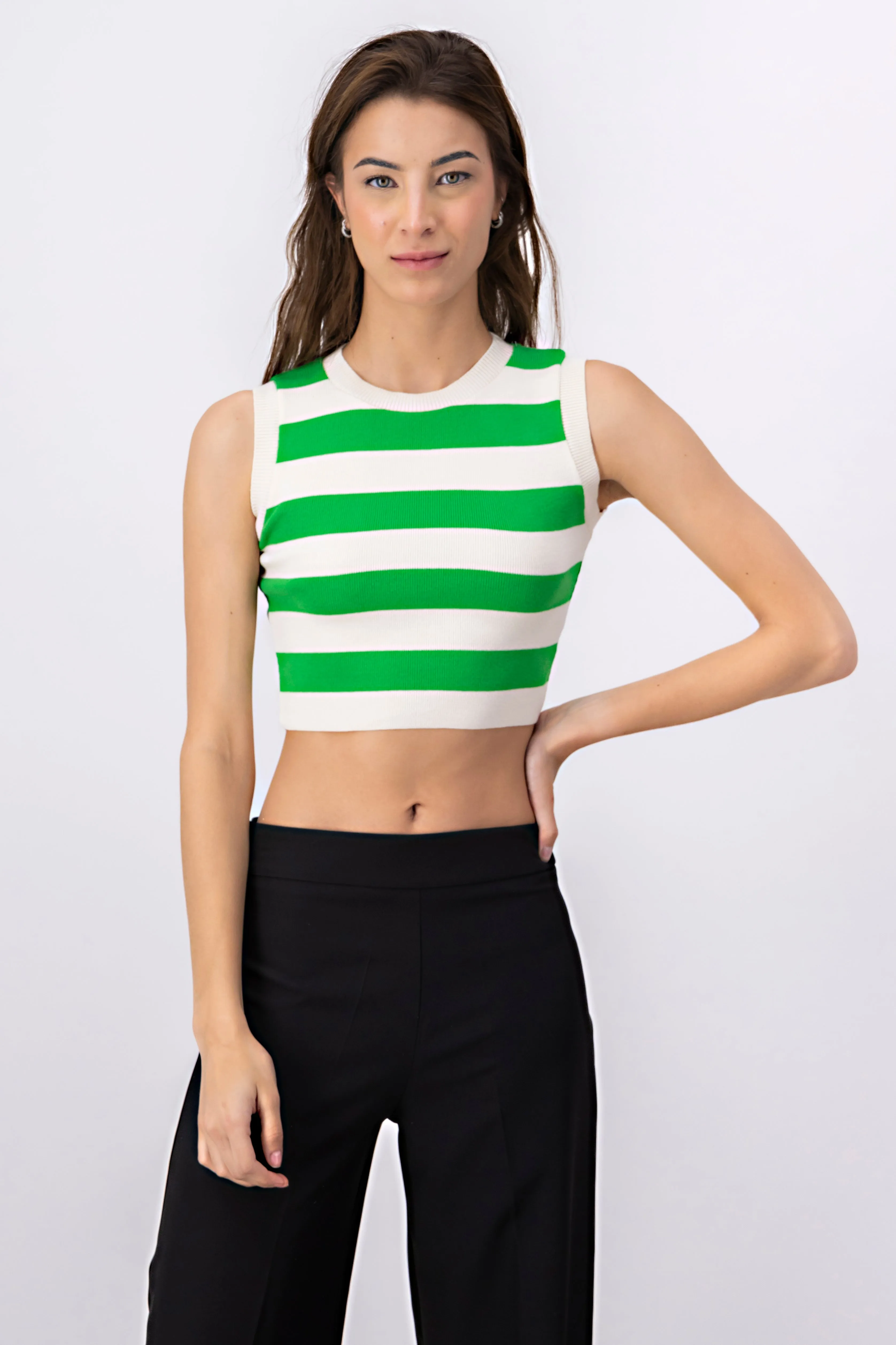 Chaleco Tejido Rayas sold by Shasa