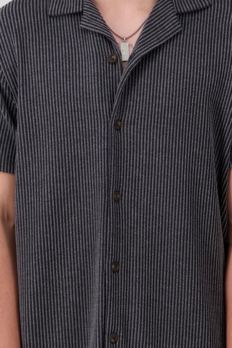 Camisa resort con textura de rayas sold by Shasa product image thumbnail 5