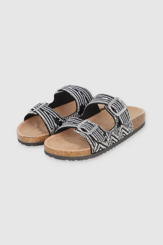 Sandalia Dos Tiras Chaquiras sold by Shasa