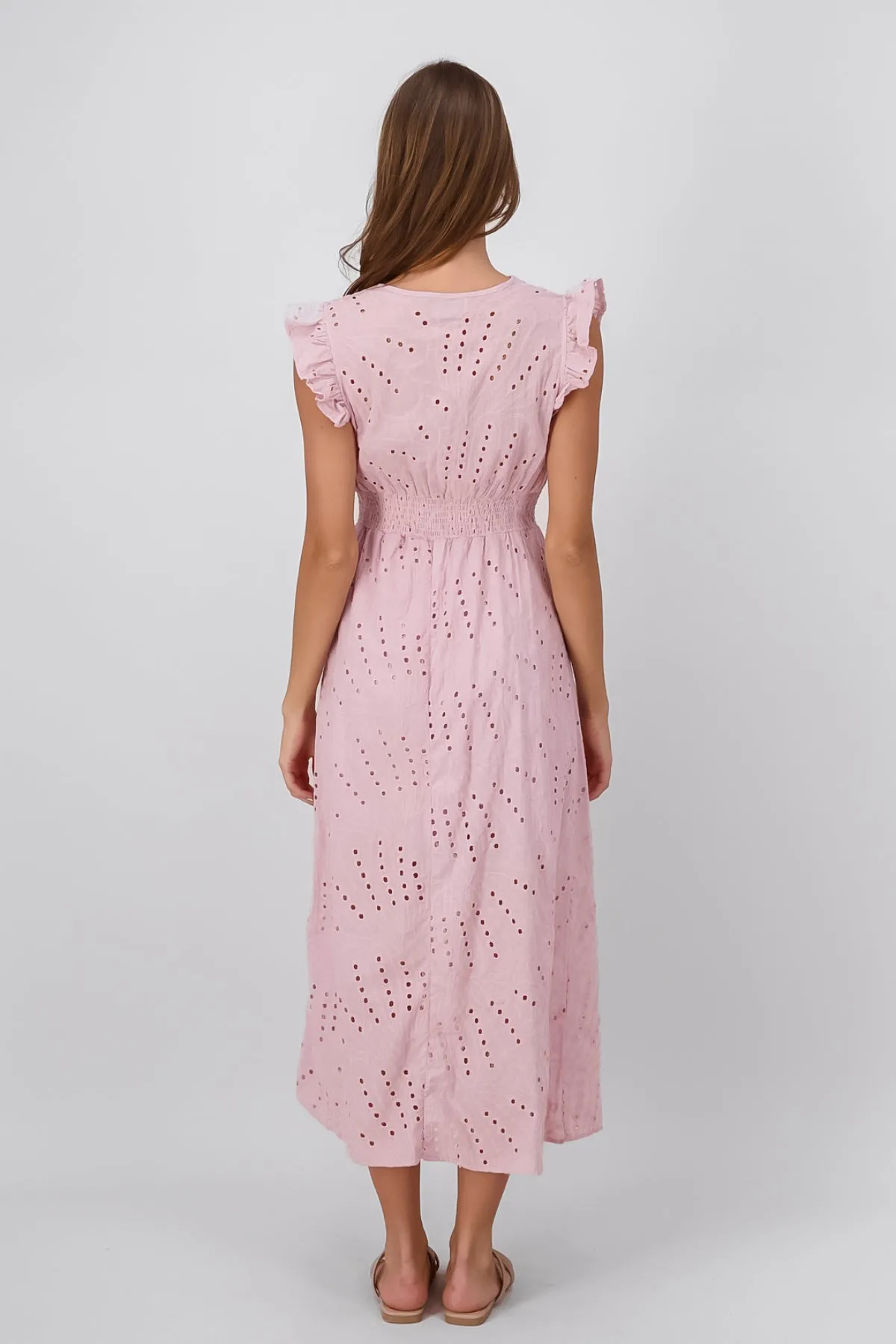 Vestido Midi Detalle Encaje Bordado Hypsters sold by Shasa product image thumbnail 4