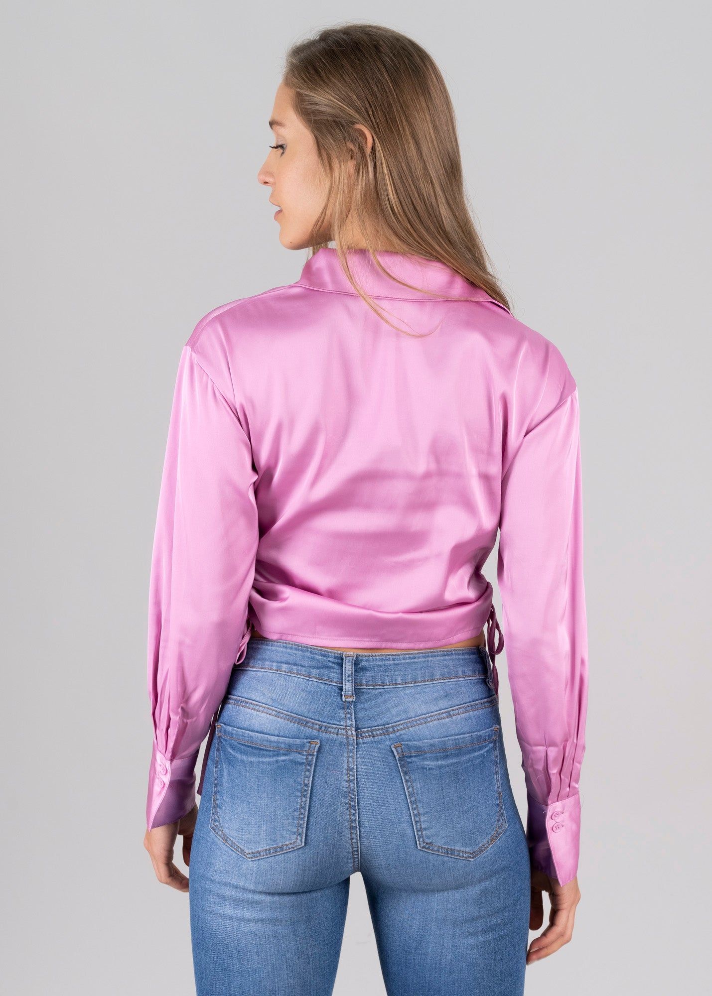 Blusa satín tiras laterales sold by Shasa product image thumbnail 4