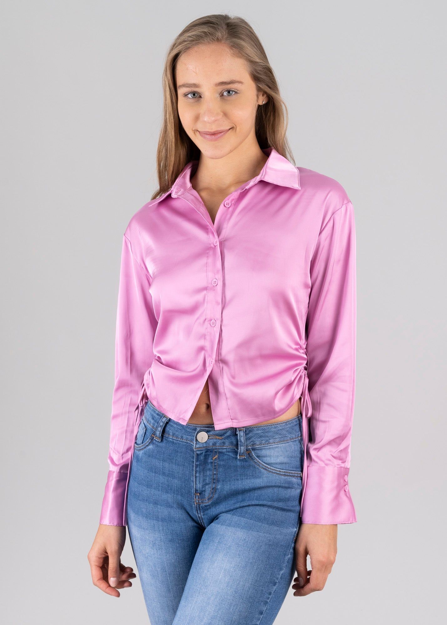 Blusa satín tiras laterales sold by Shasa product image thumbnail 2